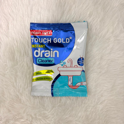 A06734 Touch Gold Heavy Duty Instant Drain Cleaner Powder for Blocked Drainpipes (50g)