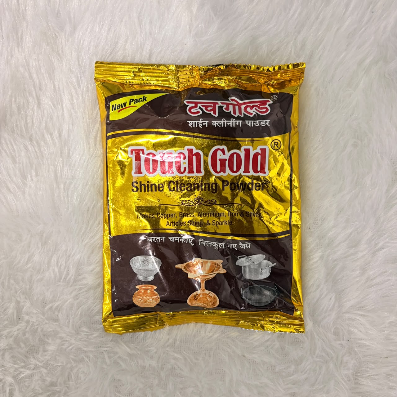 A06735 Touch Gold Shine Cleaning Powder (175g) – Metal & Utensil Polish