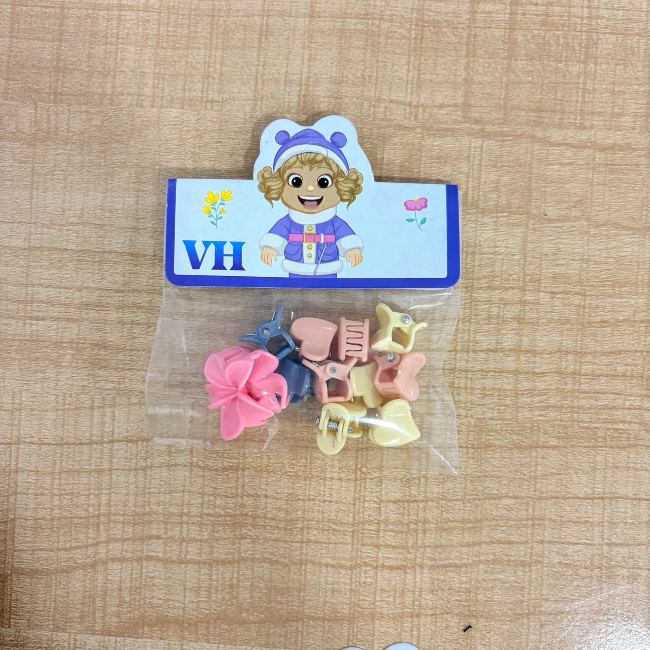 A06763 Multicolor Mini Hair Claw Clips Set for Girls & Women