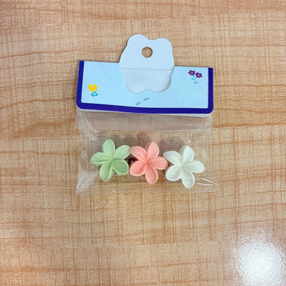 A06763 Multicolor Mini Hair Claw Clips Set for Girls & Women