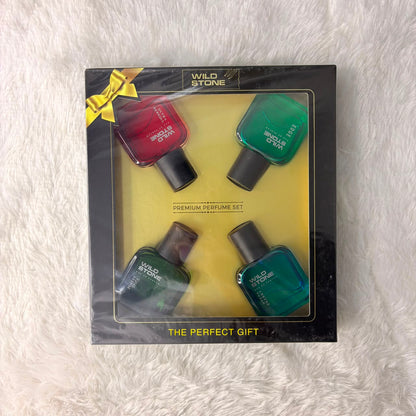 A06767 Wild Stone Eau De Premium Perfume Gift Set for Men (4 x 30 ml - Total 120 ml)