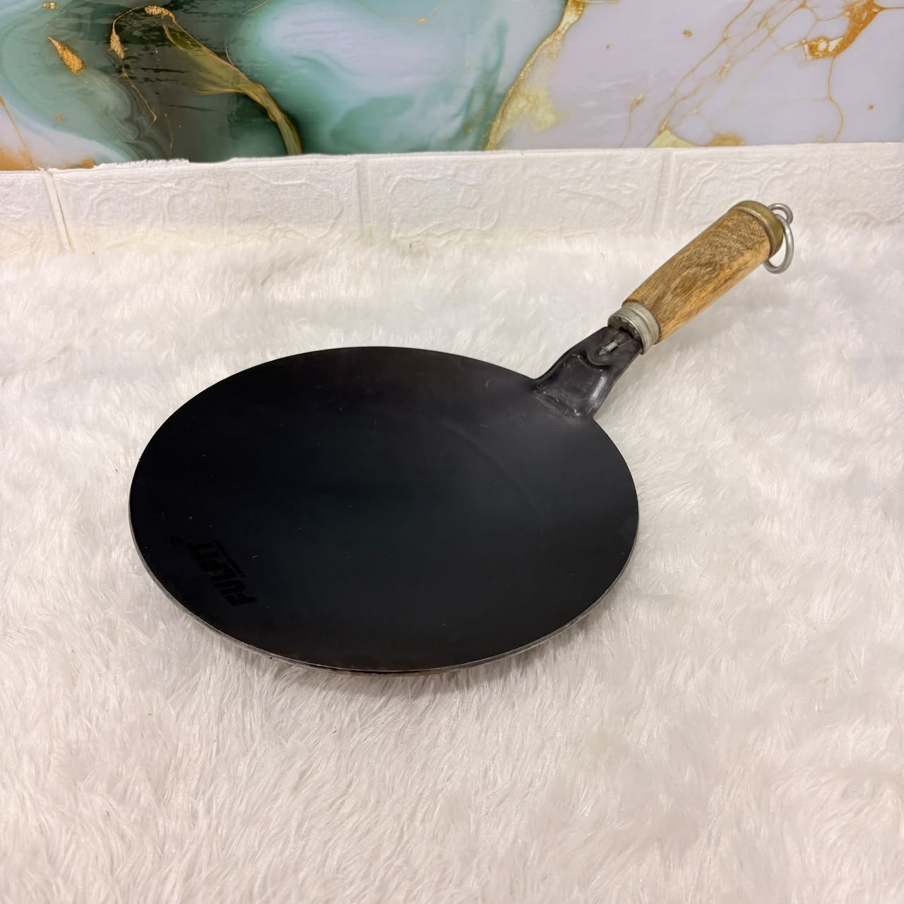 A06771 FULFIT Pure Iron Concave Roti Tawa (Pre-Seasoned)