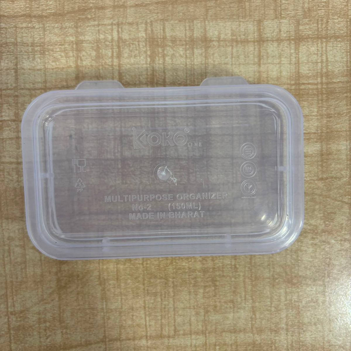 A06936 KOKO LINE Clear Multipurpose Storage Container & Organizer (150 ml, No-2)