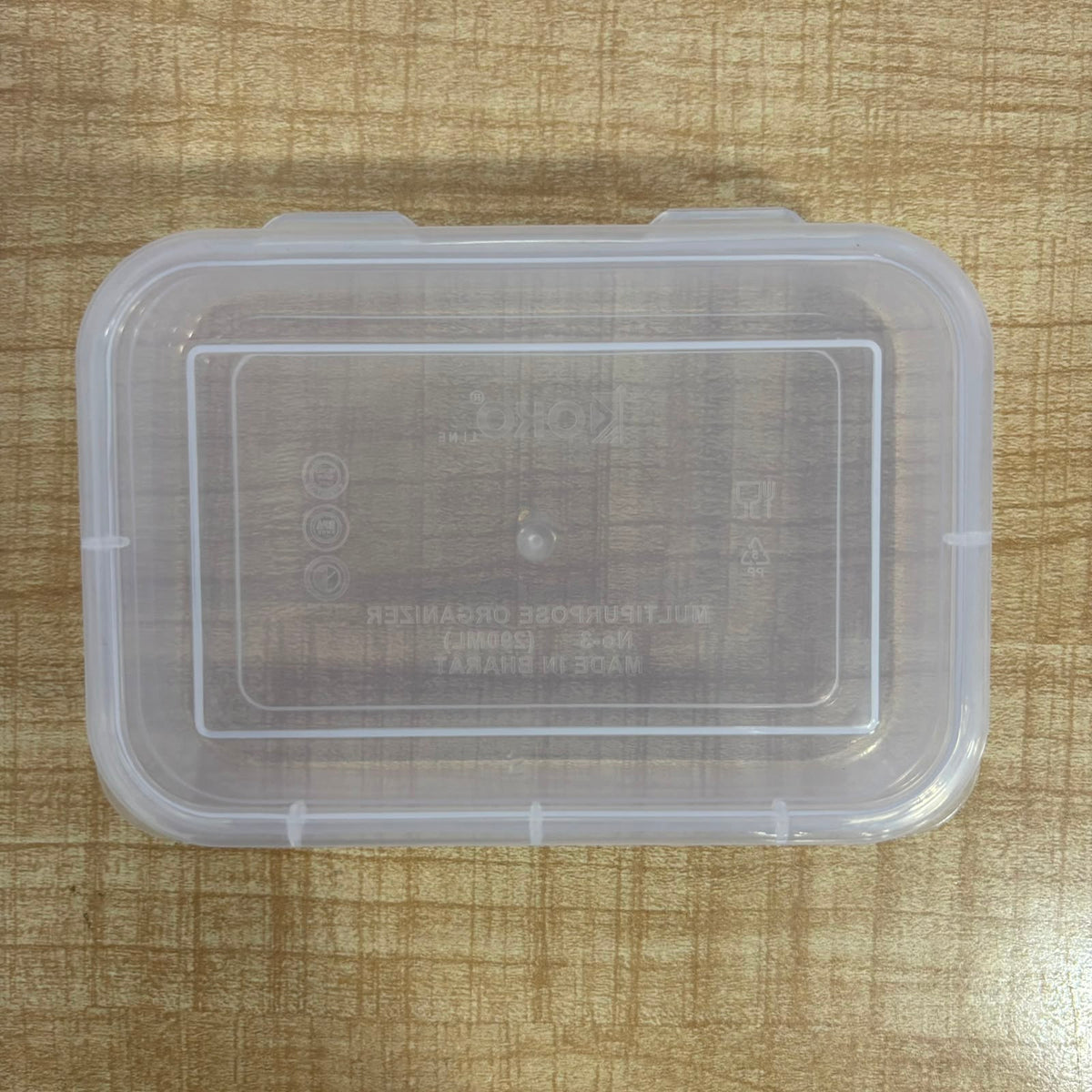 A06937 KOKO Line Multipurpose Plastic Storage Organizer (290 ml, No-3)