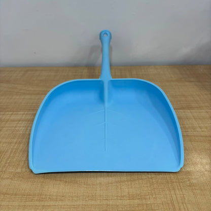 A06945 Ergonomic Blue Plastic Handheld Dustpan & Garbage Scoop