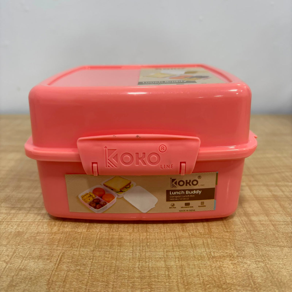 A06948 KOKO Line Lunch Buddy 1400ml Compact Multi-Compartment Lunch Box