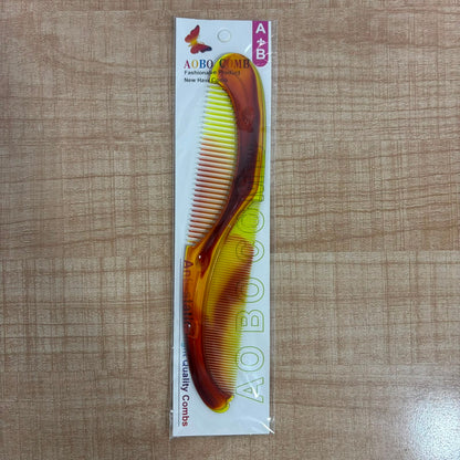 A06970 Anti-Static Hair Comb Set – Printed & Amber Stylist Hair Combs