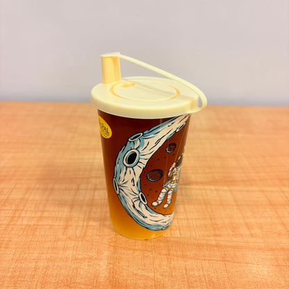 A06999 Royal Plast Magic Glass Printed Kids Sipper Glass with Lid & Strap