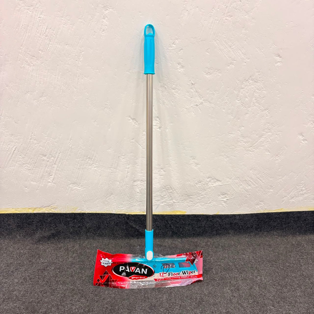 A07018 12inch TPR Wiper with Soft Rubber Blade & Stainless Steel Handle