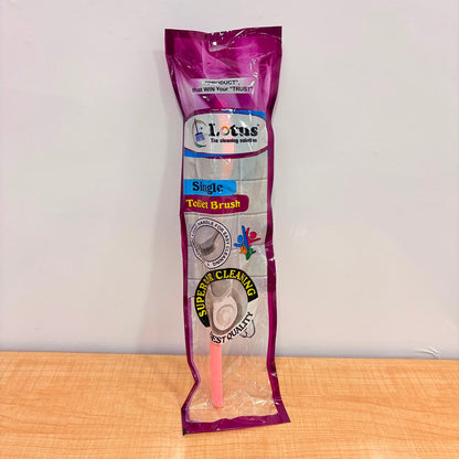 A07027 Plastic Dual Toilet Brush with Ergonomic Long Handle