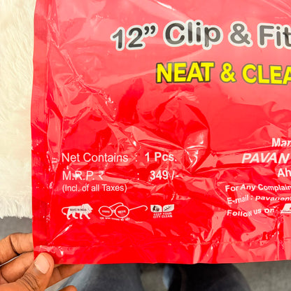 A07030 Jumbo Clip N Fit Mop - Floor Cleaning Refill - 12inch