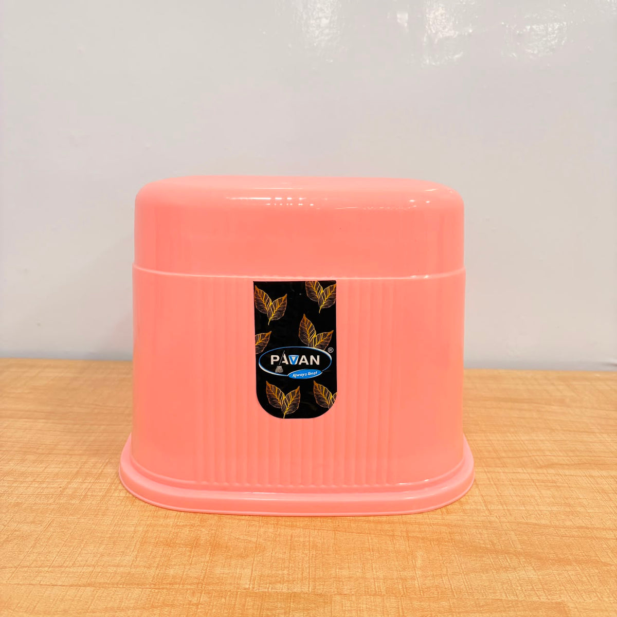 A07034 Square Line Plastic Bath Patla - Big