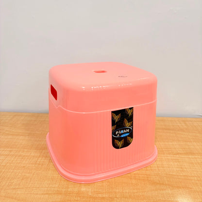 A07034 Square Line Plastic Bath Patla - Big