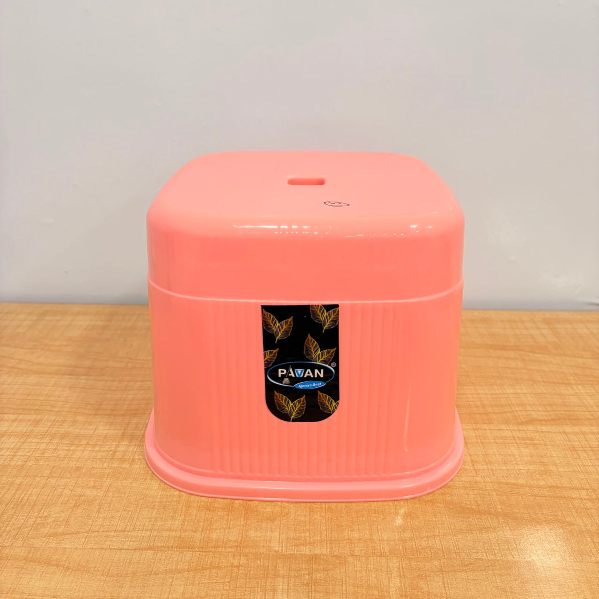 A07034 Square Line Plastic Bath Patla - Big