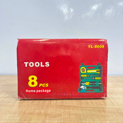 A07042 8-Pcs Household Hand Tool Kit with Storage Case (YL-8008)
