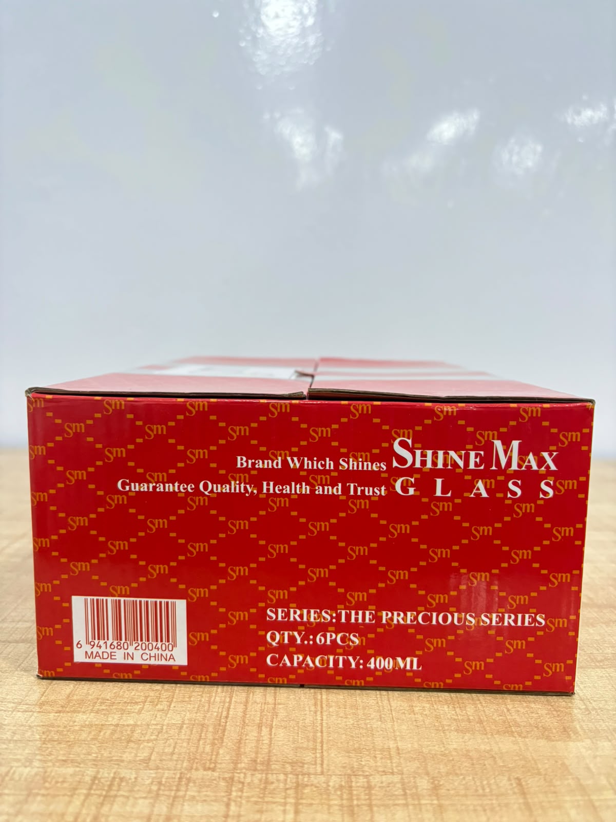 A07079 Shine Max The Precious Series Glass Set - 400 ml (Set of 6) [SMV5051B]