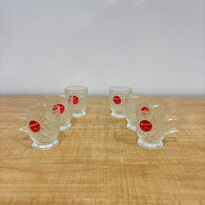 A07086 KARBON Glass Tea & Coffee Cup Set with Handle (Set of 6) [SMTC345]