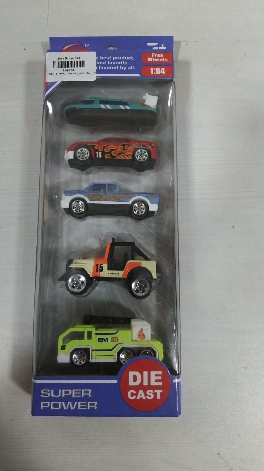 TM0234 5Pcs Cars Toys Set for Kids