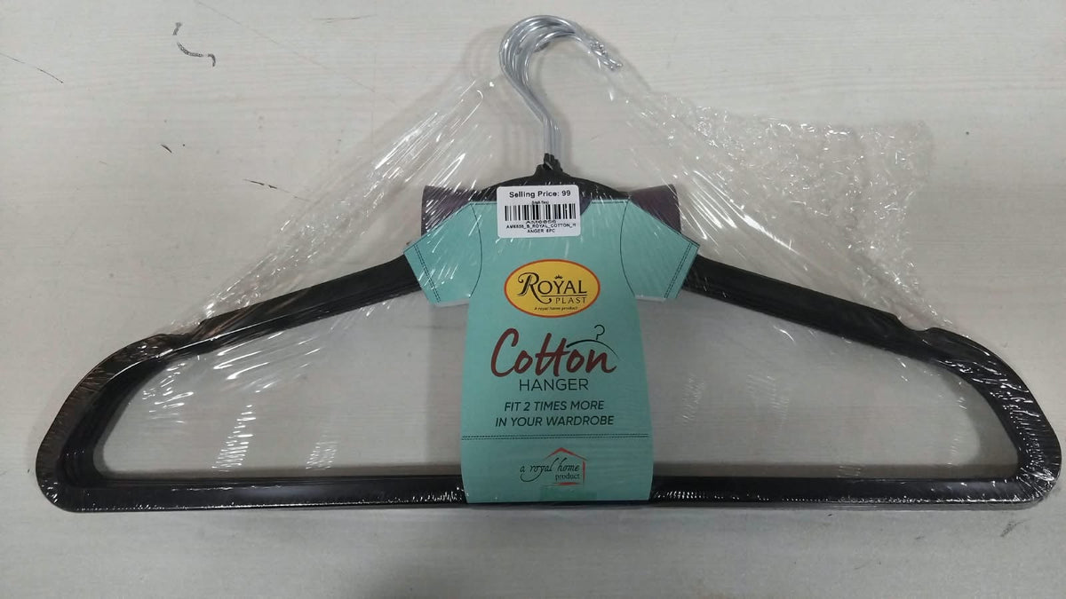 AM6856 Anti-Slip Hanger (Pack of 6) with 360° Rotating Hooks|