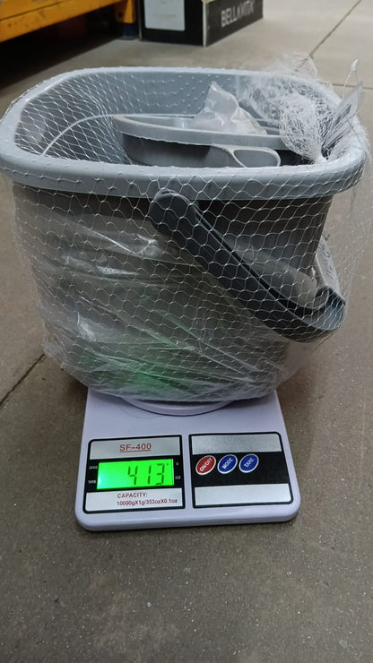 AM6874 Plastic Bucket, Mug & Soap Box 3 Pcs Set