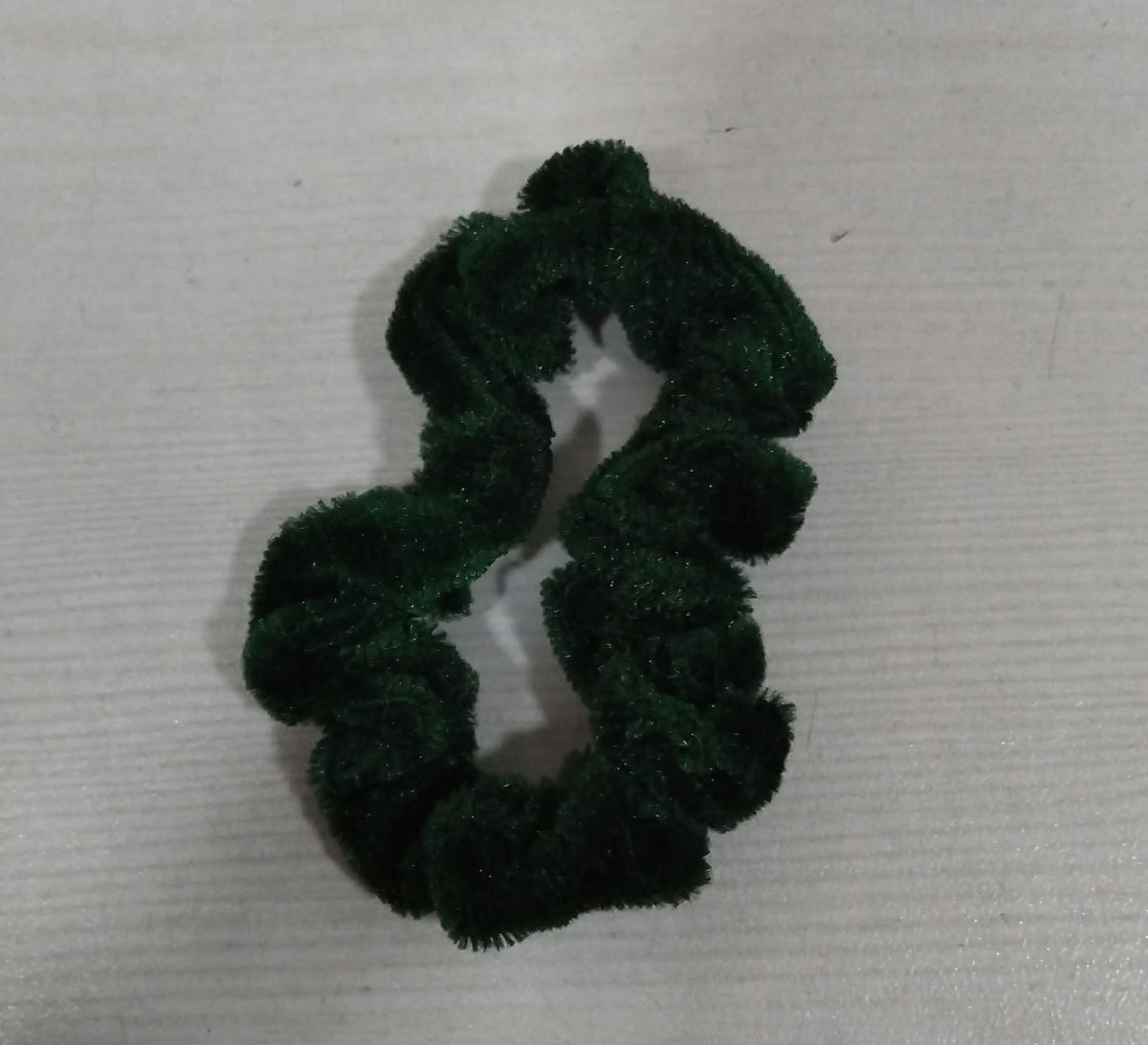 AM6466 Scrunchies for Hair - Green Velvet Hair Ties