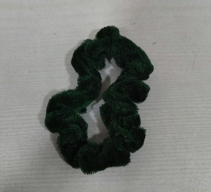 AM6466 Scrunchies for Hair - Green Velvet Hair Ties