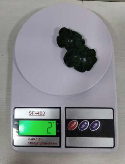 AM6466 Scrunchies for Hair - Green Velvet Hair Ties