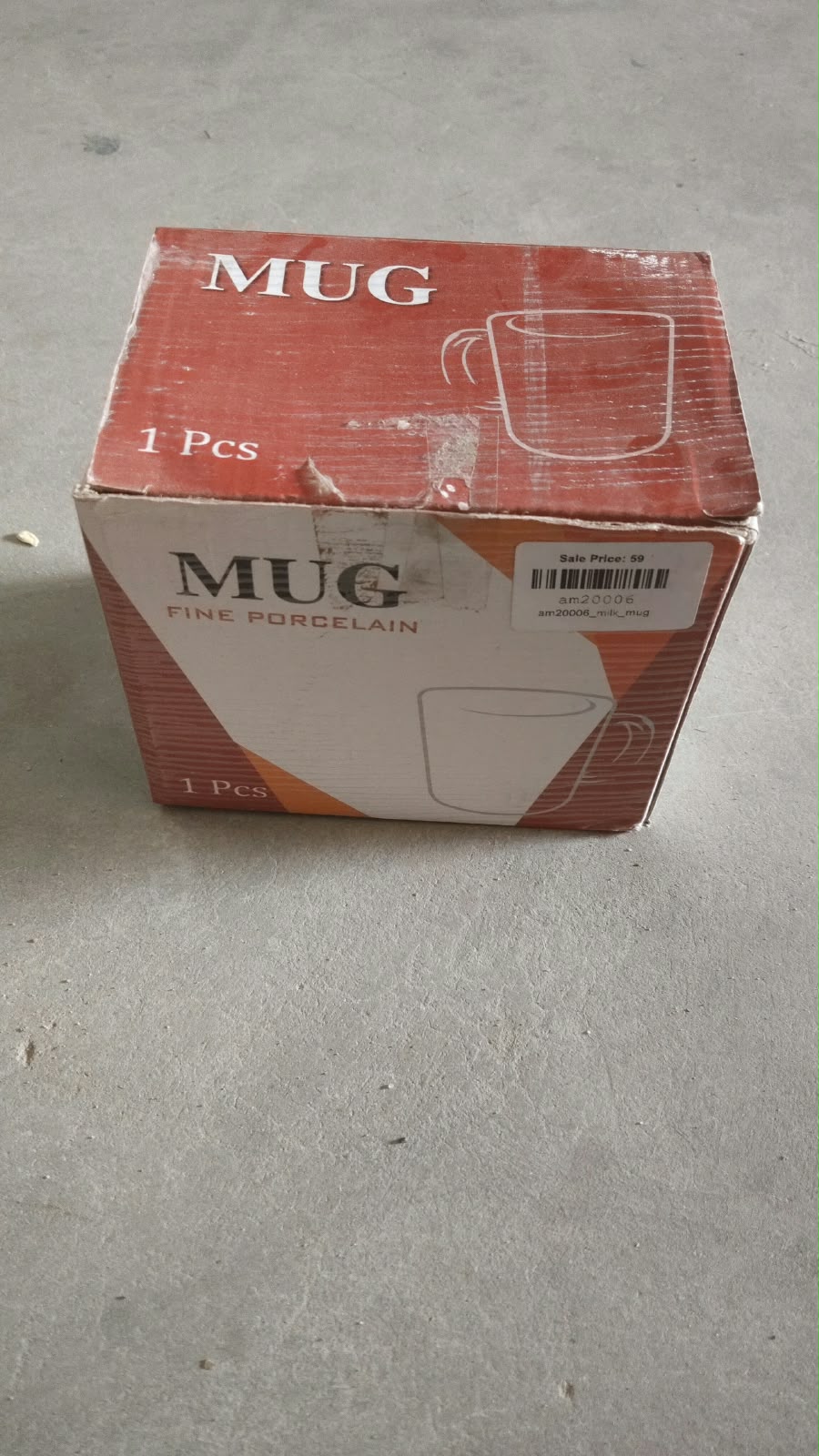AM20006 Ceramic Milk Mug