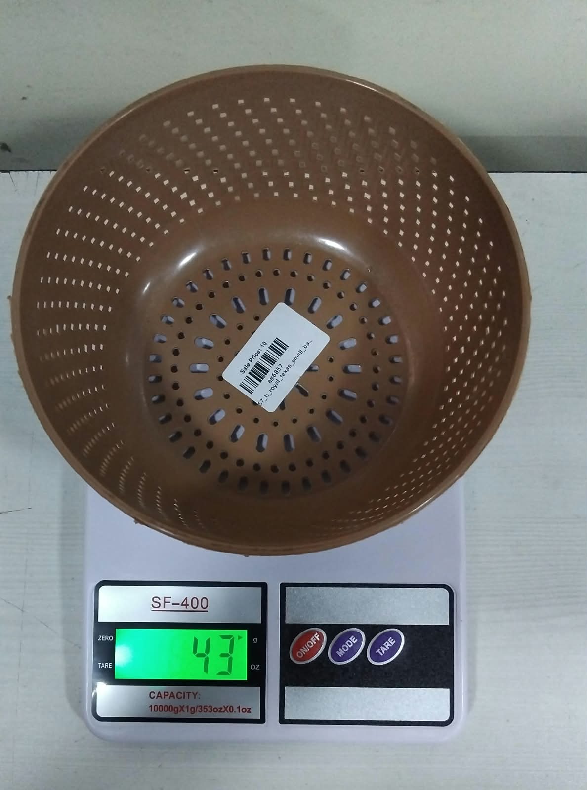 AM6857 Texas Basket/Washing Bowl for Fruits