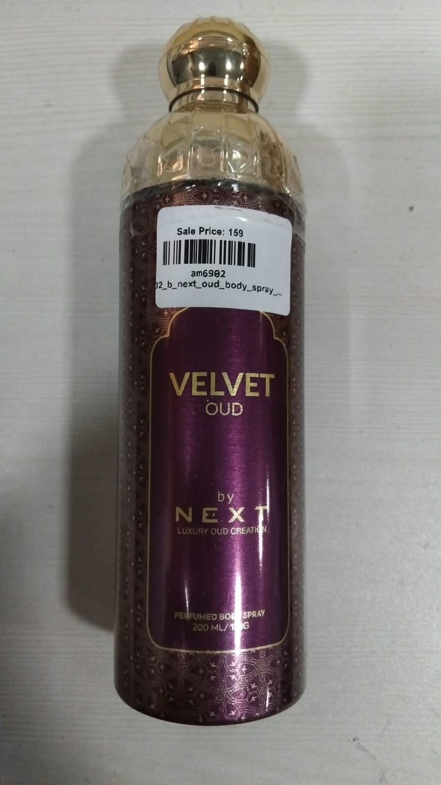 AM6902 Next velvet oud premium perfumed body spray