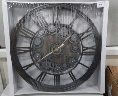 AM7042 Big Vintage Clock with Gears