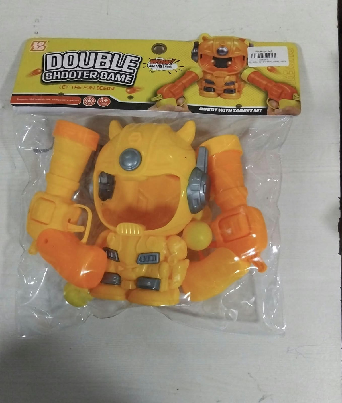 A06655 Double Shooter Robot Toy with Foam Balls for Kids