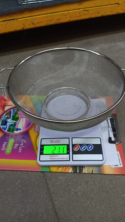 TM0214 Stainless Steel Wire Mesh Filter Colander Mesh Basket