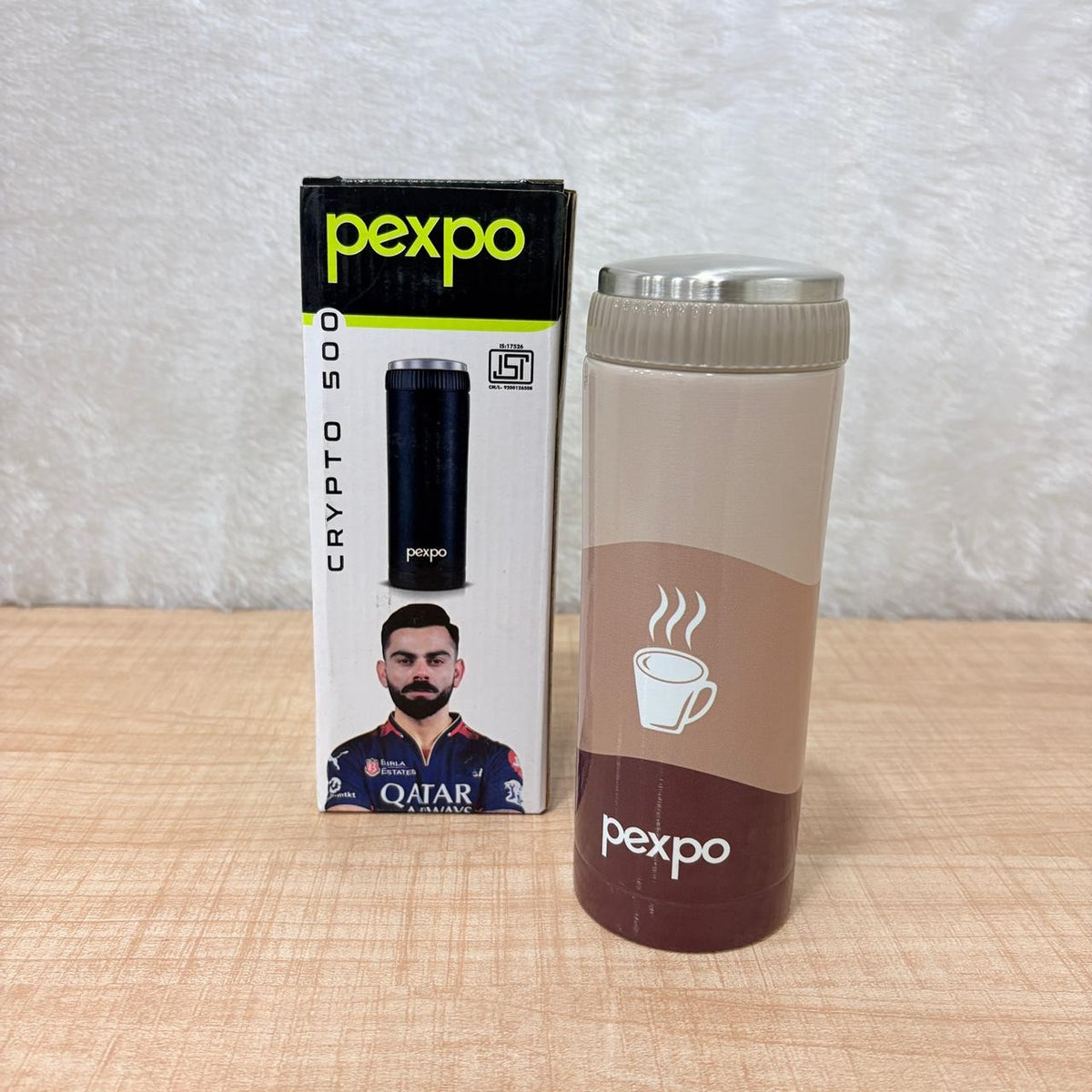 AM6818 Go24 pexpo Stainless Steel Vacuum Insulated Coffee Mug - 500ml