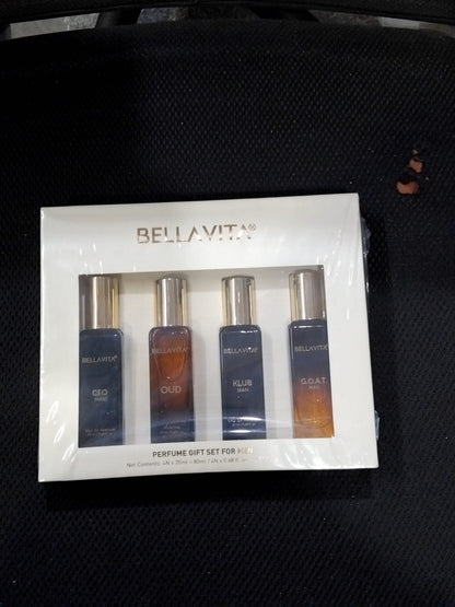 AM2383 Bella Vita Luxury Man Perfume Gift Set 4 x 20 ml