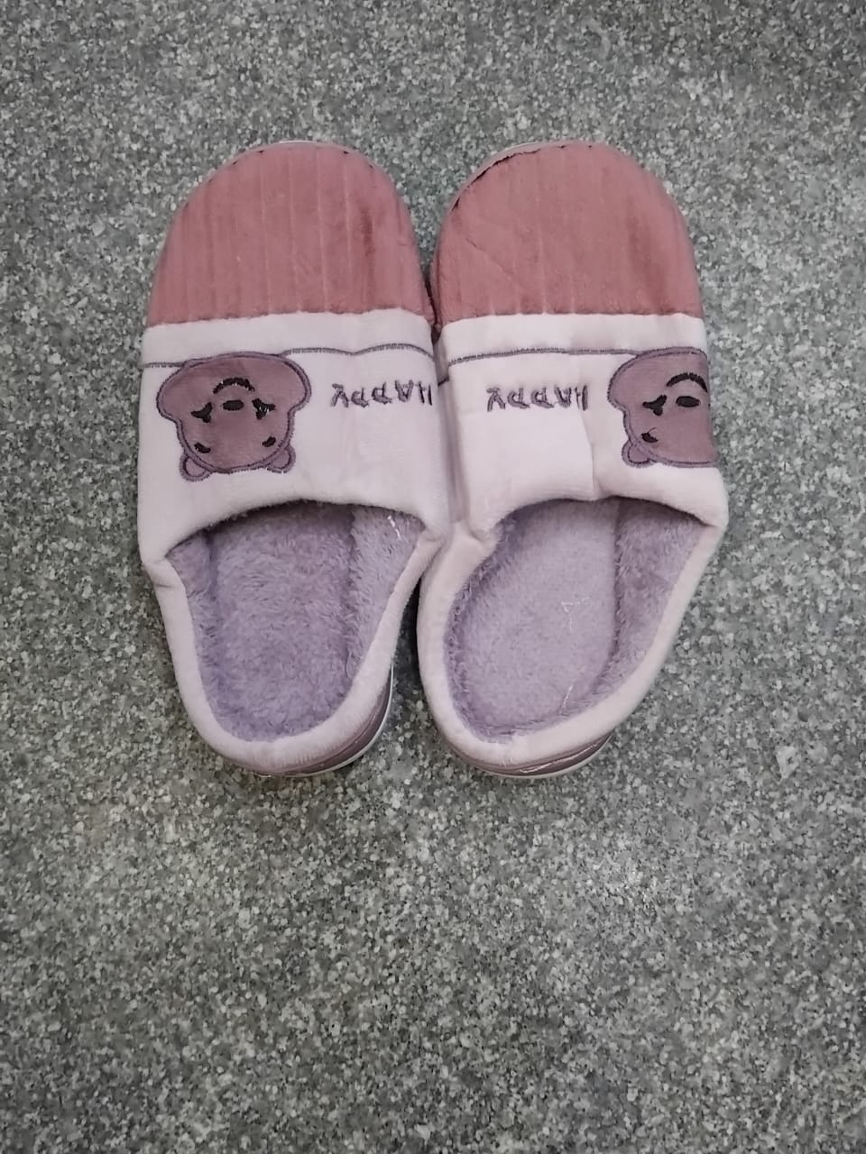 AM2430 Soft Fuzzy Comfort Slippers  Men & Women - Size- 40, 41 (Multicolour)