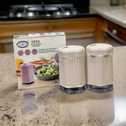 AM2725 Hexa Salt & Pepper dispenser Set   (2 Piece)