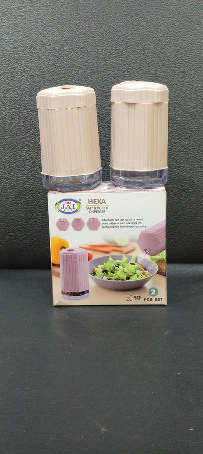 AM2725 Hexa Salt & Pepper dispenser Set   (2 Piece)
