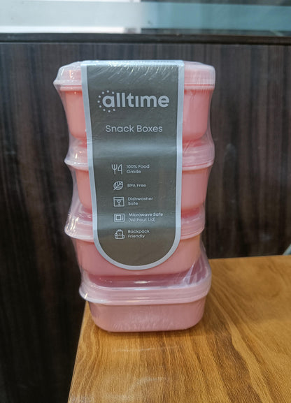 AM2815 Plastics 401463 All Time Bestow Box (assorted Color) - 110ml X4pcs