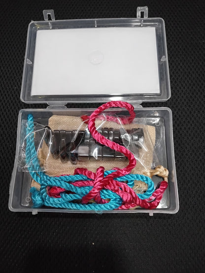 AM2867 Magnetic Game 5 Rendom Design Set with Magnetic Effect Using String and Stones 24pcs