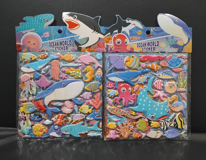 AM2919 Mix Sticker, Engineering Vehicle Sticker, Ocean World Sticker, Dinosaur Sticker, Special Vehicle Sticker