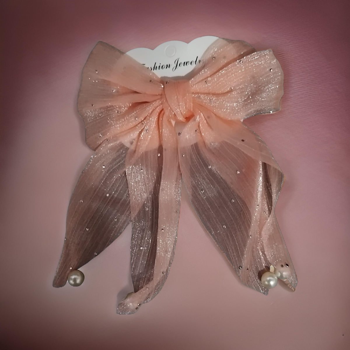 AM1215 Bow Hair Clip Multicolour for Girls Pack of One