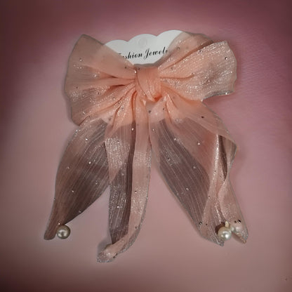 AM1215 Bow Hair Clip Multicolour for Girls Pack of One