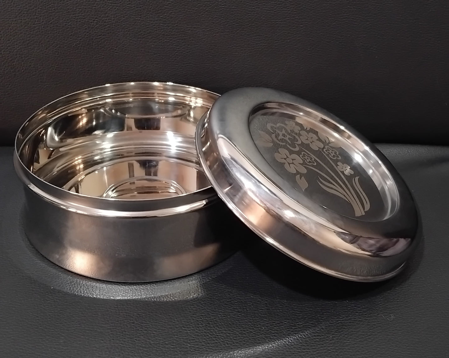 AM2964 Madhuram Prime Quality SS Mira Dabba No.2 8X17.8 mm