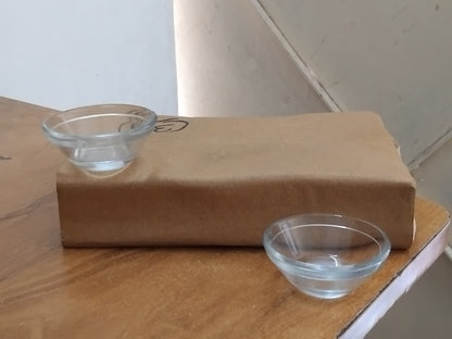 AM3023 Sauce Glass Bowls Small Dipping Bowls Side Dishes for Snack Sushi Fruit Appetizer Dessert Set Of 1 Piece