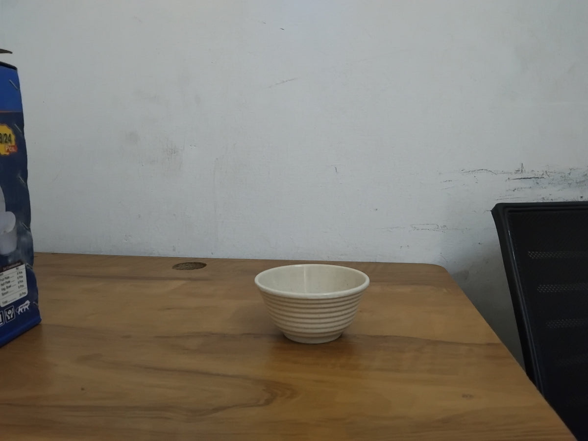 AM3231 Melamine Premium White Dotted Cereal Serving Bowls