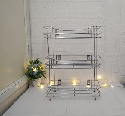 AM3358 Stainless Stee Kitchen Rack 3 Layer Multipurpose Storage Organizer