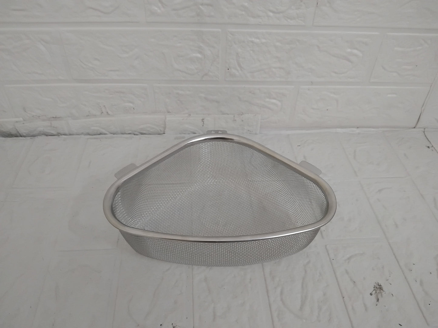 AM3409 SS Corner Sink Strainer Kitchen Triangle Waste Vegetable, Fruits
