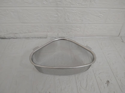 AM3409 SS Corner Sink Strainer Kitchen Triangle Waste Vegetable, Fruits