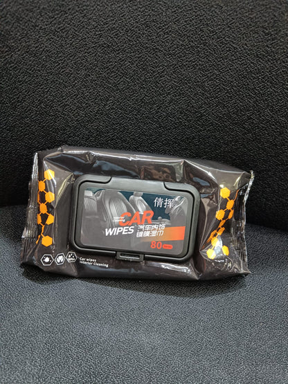 15349 Car Interior Cleaning Wet wipes (80 Pcs Set)